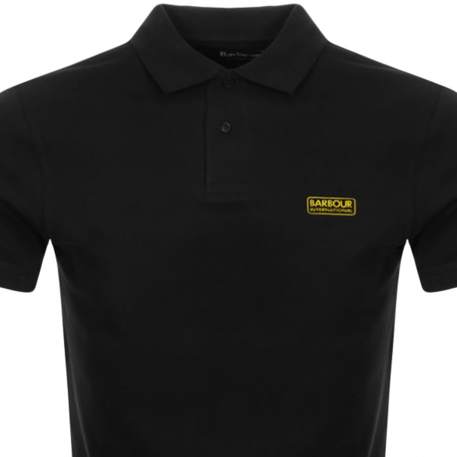 Alternative Image for ProductBarbour International Essential Polo T Shirt Black2
